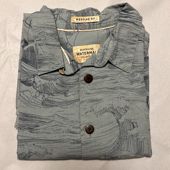 Quiksilver Other - Quicksilver Waterman Button Up Shirt, S